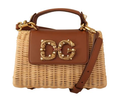 dolce and gabbana straw bag|dolce gabbana leather wallet.